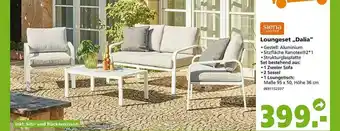 Globus Baumarkt Siena Loungeset „dalia” Angebot