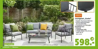 Globus Baumarkt Siena Garden Loungeset „casita” Angebot