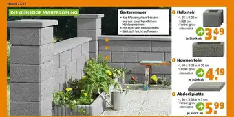 Globus Baumarkt Gartenmauer Angebot