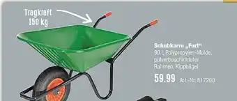 Hellweg Schubkarre „fort” Angebot