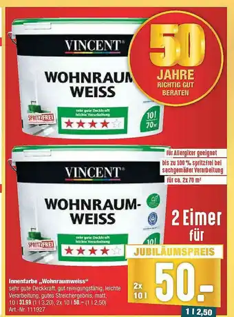 Hellweg Innenfarbe „wohnraumweiss” Angebot