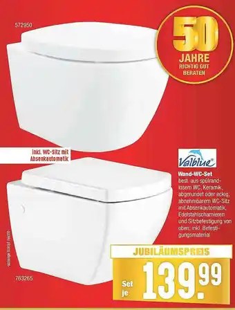 Hellweg Wand-wc -set Valblue Angebot