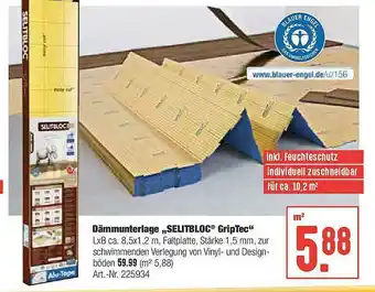 Hellweg Dämmunterlage „selitbloc Griptec” Angebot