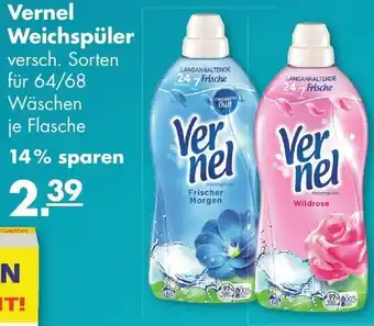 Handelshof Vernel Weichspüler 64/68 Wäschen Angebot