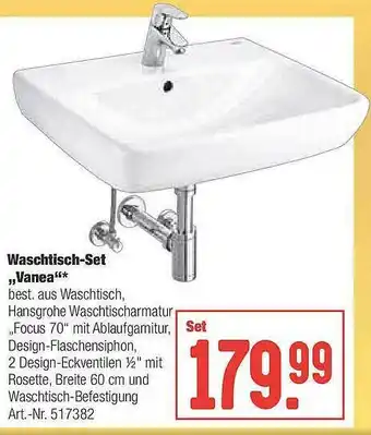 Hellweg Waschtisch-set „vanea” Angebot