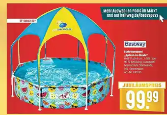 Hellweg Bestway Stahlwandpool „splash-in-shade” Angebot