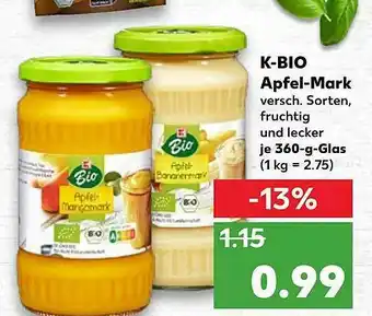 Kaufland K-bio Apfel-mark Angebot