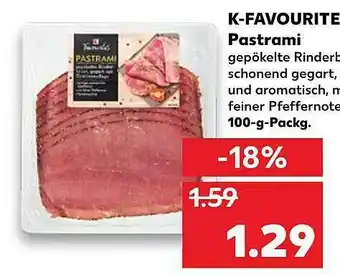 Kaufland K-favourite Pastrami Angebot