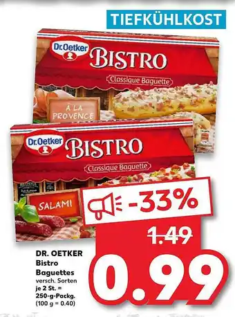 Kaufland Dr Oetker Bistro Baguettes Angebot