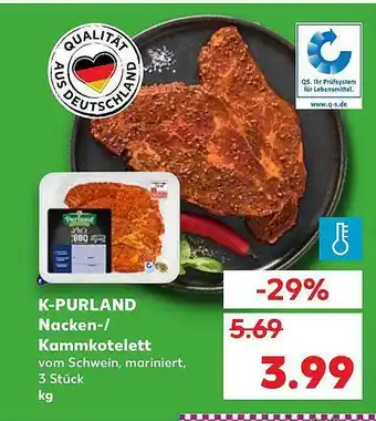 Kaufland K-purland Nacken- Oder Kammkotelett Angebot