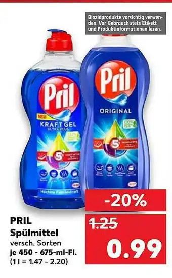 Kaufland Pril Spülmittel Angebot