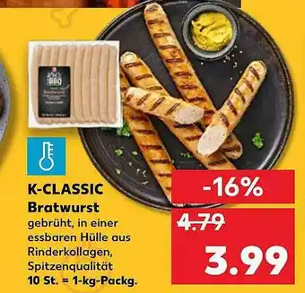 Kaufland K-classic Bratwurst Angebot