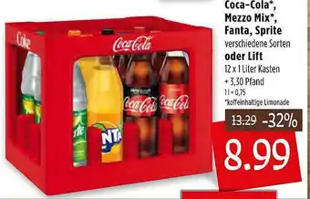 Kupsch Coca-cola, Mezzo Mix Fanta, Sprite Oder Lift Angebot