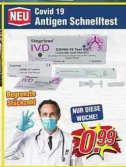 Wiglo Wunderland Neu covid 19 antigen schnelltest Angebot