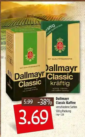 Kupsch Dallmayr Classic Kaffee Angebot