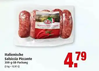 Markant Italienische Salsiccia Piccante Angebot