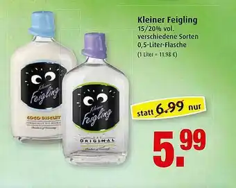 Markant Kleiner Feigling Angebot