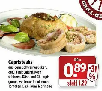 Wasgau Capristeaks Angebot