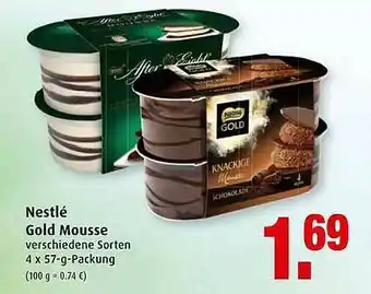 Markant Nestlé Gold Mousse Angebot