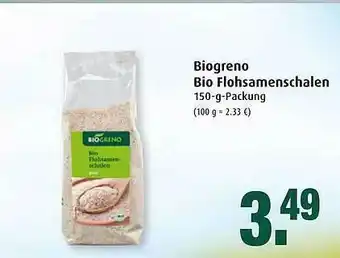 Markant Biogreno Bio Flohsamenschalen Angebot