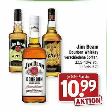 Wasgau Jim Beam Bourbon Whiskey Angebot