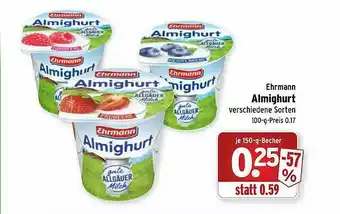 Wasgau Ehrmann Almighurt Angebot