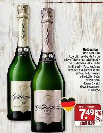 Wasgau Geldermann Brut Oder Rosé Angebot