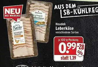 Wasgau Houdek Leberkäse Angebot