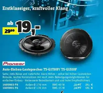 Conrad Pioneer Auto-einbau-lautsprecher Ts-g1720f Oder Ts-g1320f Angebot