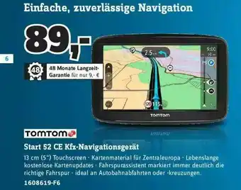 Conrad Tomtom Start 52 Ce Kfz-navigationsgerät Angebot