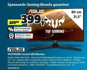 Conrad Asus Vg32vq1br Curved Led-monitor Angebot