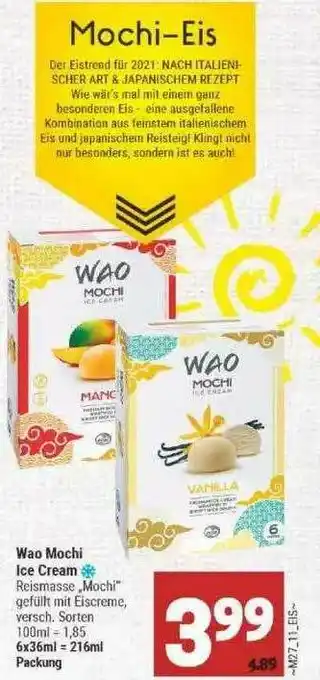 Marktkauf Wao Mochi Ice Cream Angebot