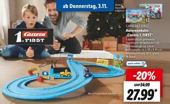 Lidl Carrera 1. first autorennbahn „carrera 1. first“ Angebot