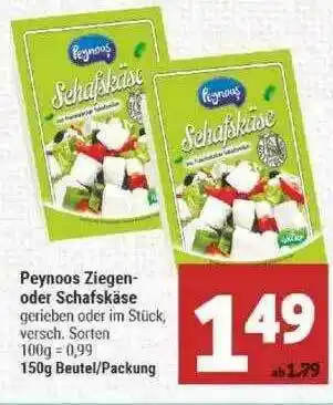 Marktkauf Peynoos Ziegen- Oder Schafskäse Angebot