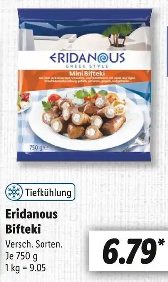 Lidl Eridanous bifteki Angebot