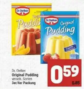 Marktkauf Dr Oetker Original Pudding Angebot