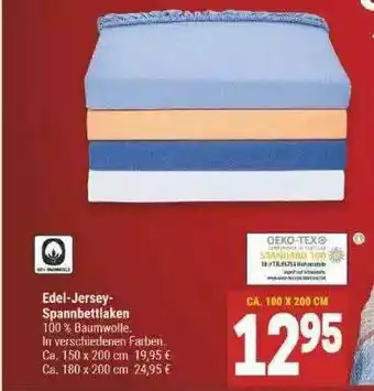 Marktkauf Edel-jersey-spannbettlaken Angebot