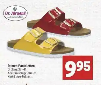 Marktkauf Damen Pantoletten Dr Jürgens Angebot