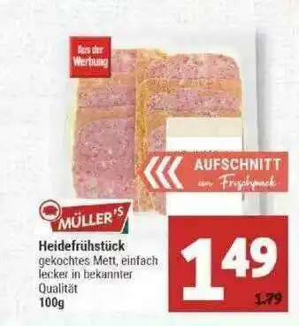 Marktkauf Müller Heidefrühstück Angebot