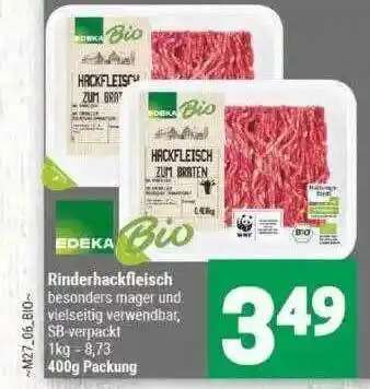 Marktkauf Edeka Bio Rinderhackfleisch Angebot