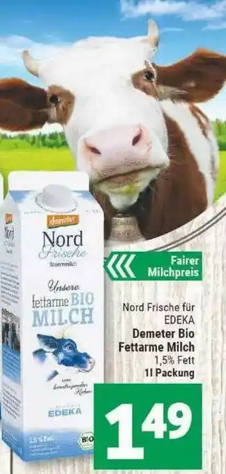 Marktkauf Demeter Bio Fettarme Milch Angebot