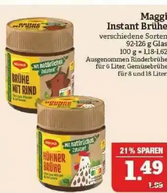 Marktkauf Maggi Instant Brühe Angebot