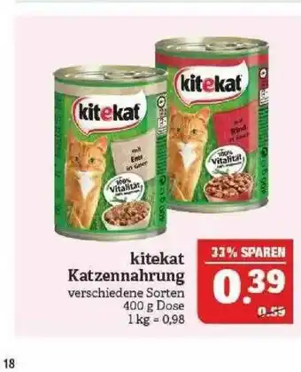 Marktkauf Kitekat Katzennahrung Angebot