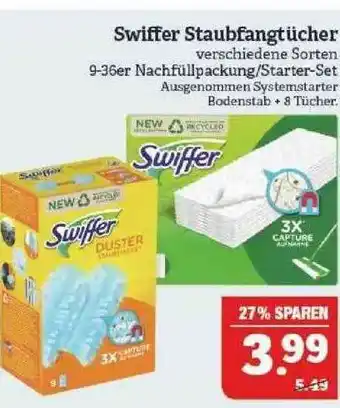 Marktkauf Swiffer Staubfangtücher Angebot