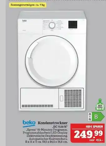 Marktkauf Beko Kondenstrockner Dc7130n Angebot