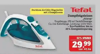 Marktkauf Tefal Dampfbügeleisen Fv5718 Angebot