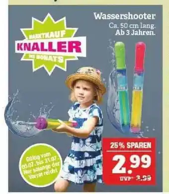 Marktkauf Wassershooter Angebot