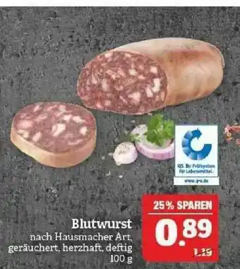 Marktkauf Blutwurst Angebot