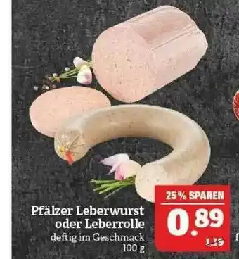 Marktkauf Pfälzer Leberwurst Oder Leberrolle Angebot