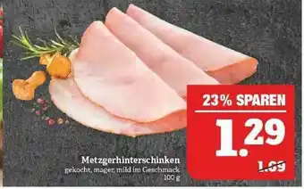 Marktkauf Metzgerhinterschinken Angebot